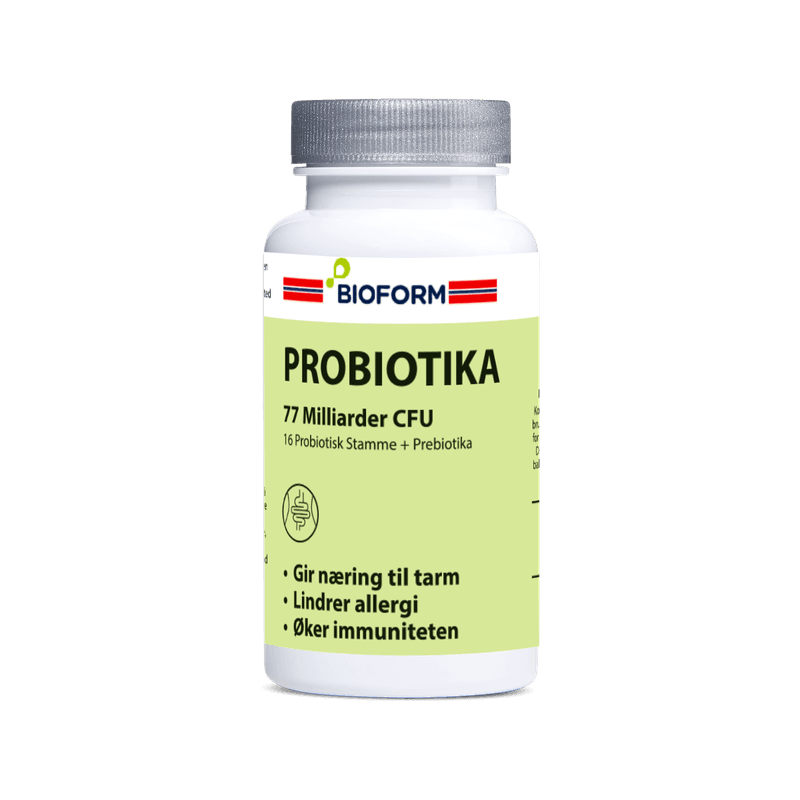 Probiotika, 60 kapsler