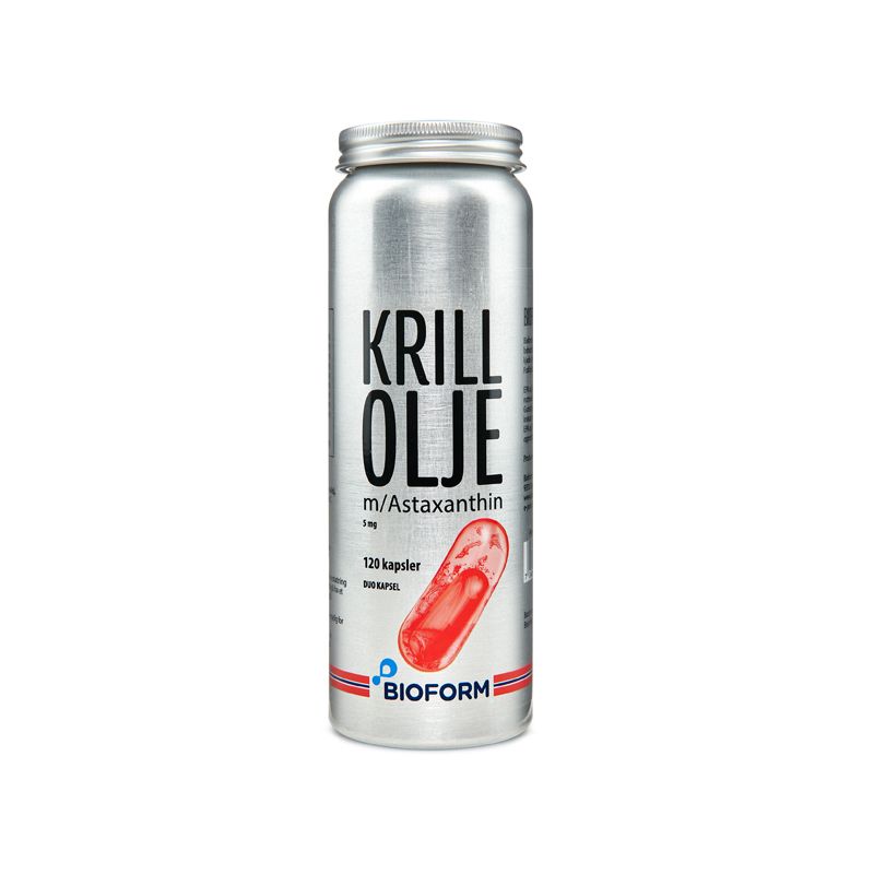 Krill Olje m/Astaxanthin, 120 kapsler