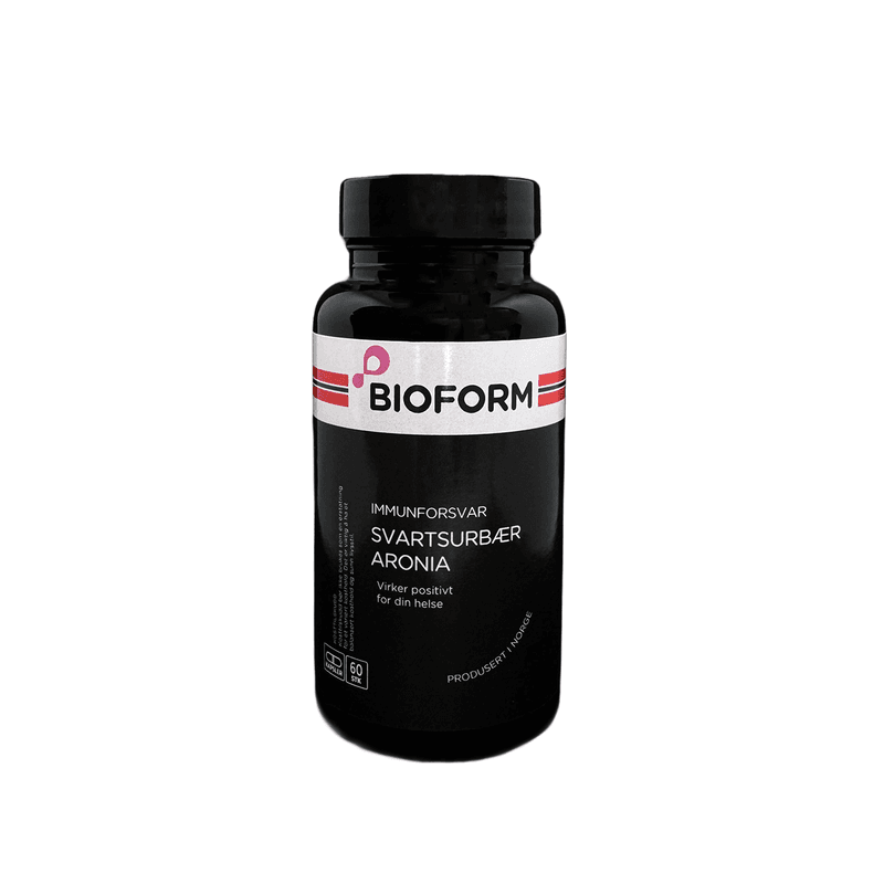 Svart Surbær Aronia, 60 kapsler